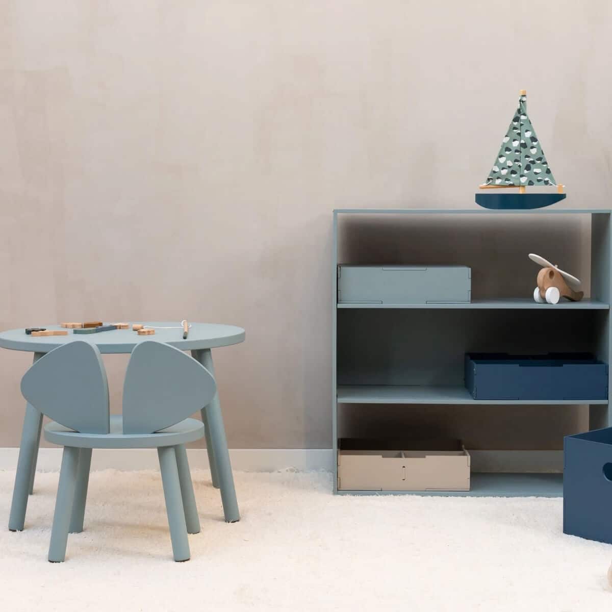 Nofred lasten pöytä Mouse, Olive Green - Image 4