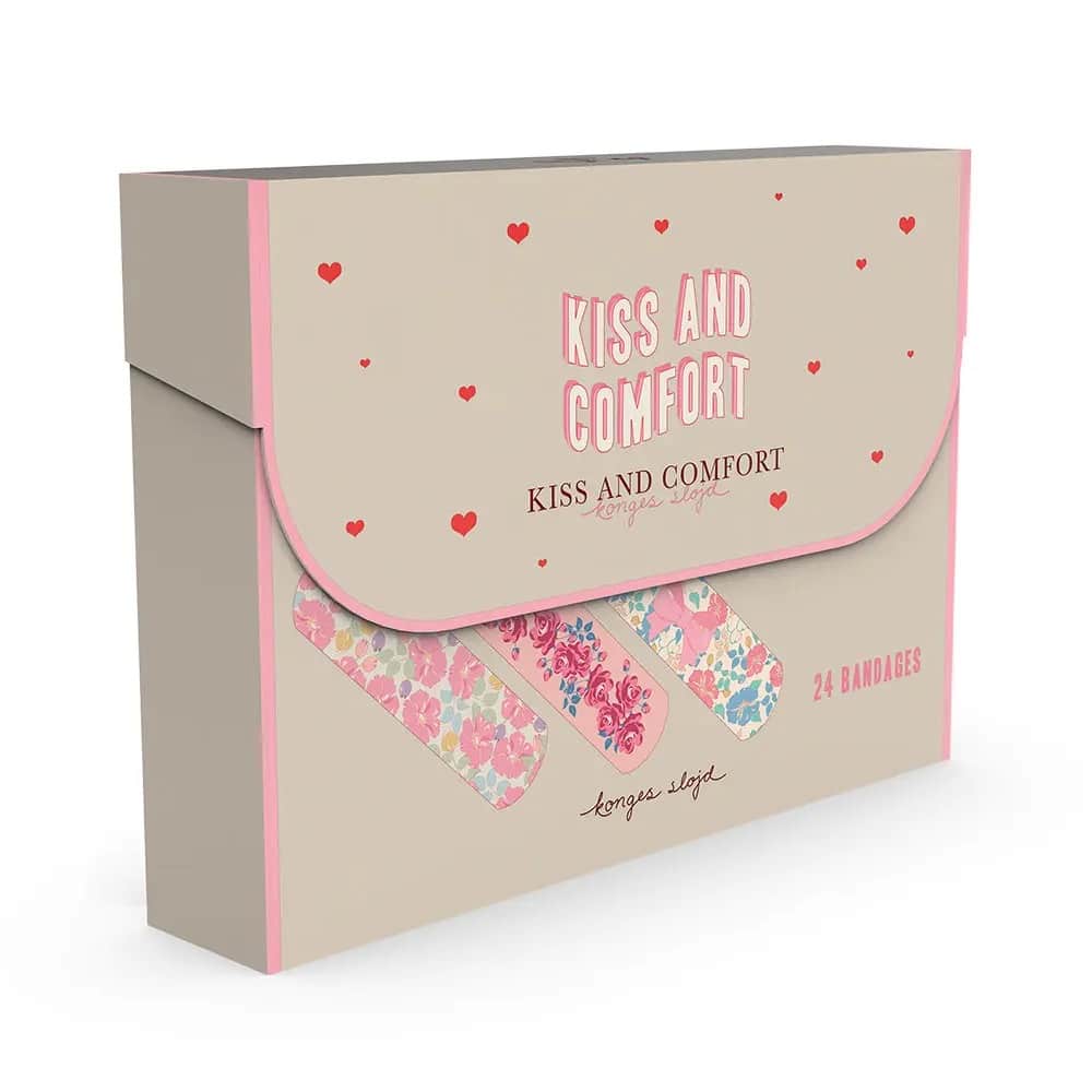 Lasten laastarit Kiss and comfort Pink set, Konges Sloejd