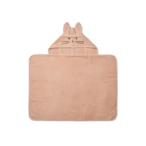 Liewood Vilas Rabbit hupullinen lasten pyyhe, Pale tuscany