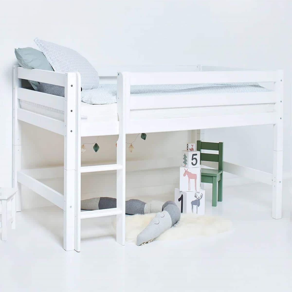 Hoppekids ECO Luxury keskikorkea sänky, ERI KOKOJA! - Image 8