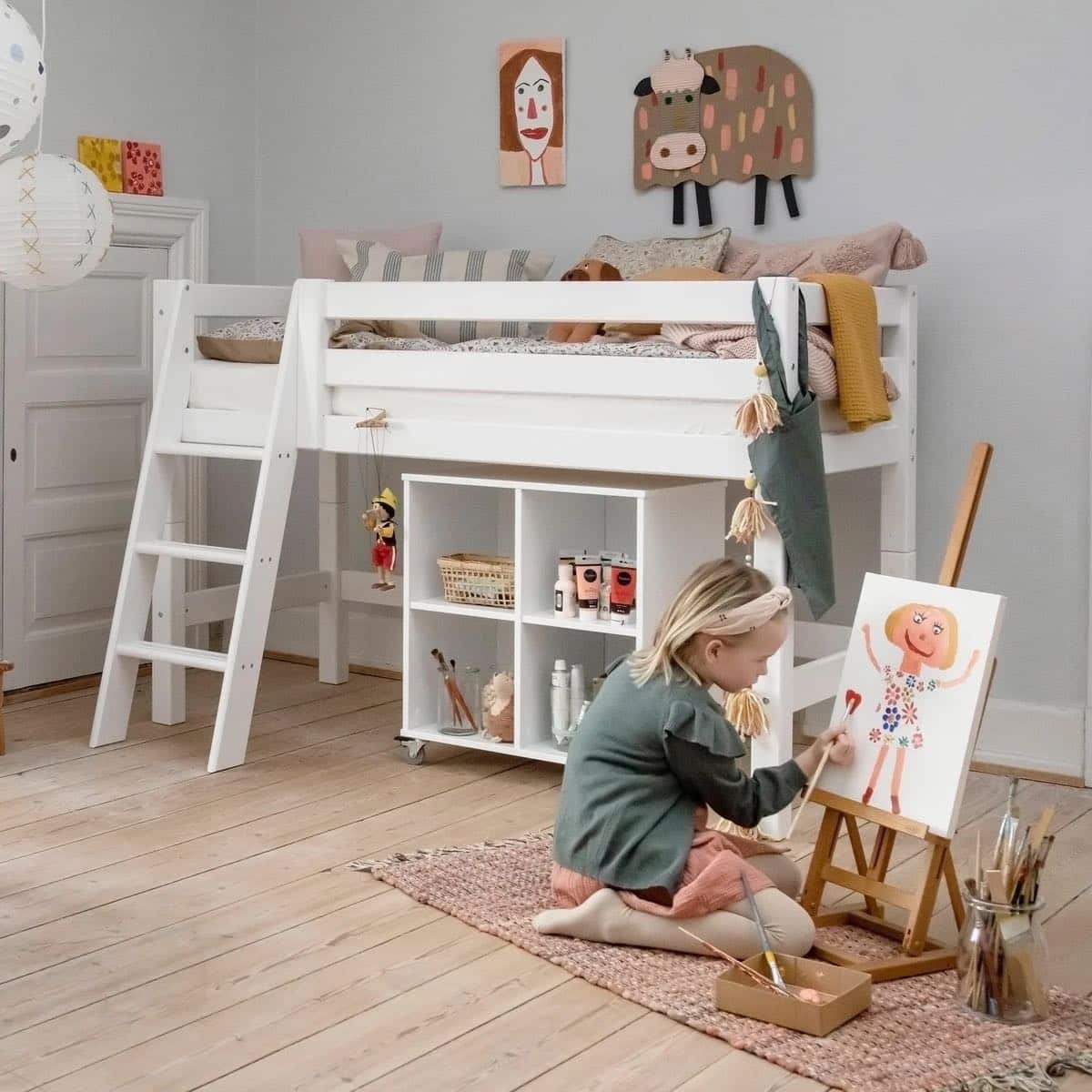 Hoppekids ECO Luxury keskikorkea sänky, ERI KOKOJA! - Image 3
