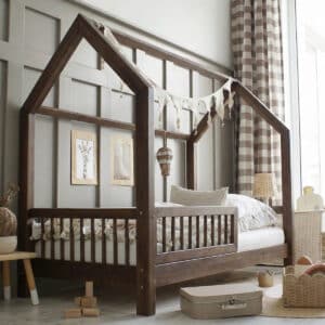 Talosänky Pioli COLOR koot: 160x80cm ja 200x90cm, useita värejä - Dark Walnut, 200x90cm