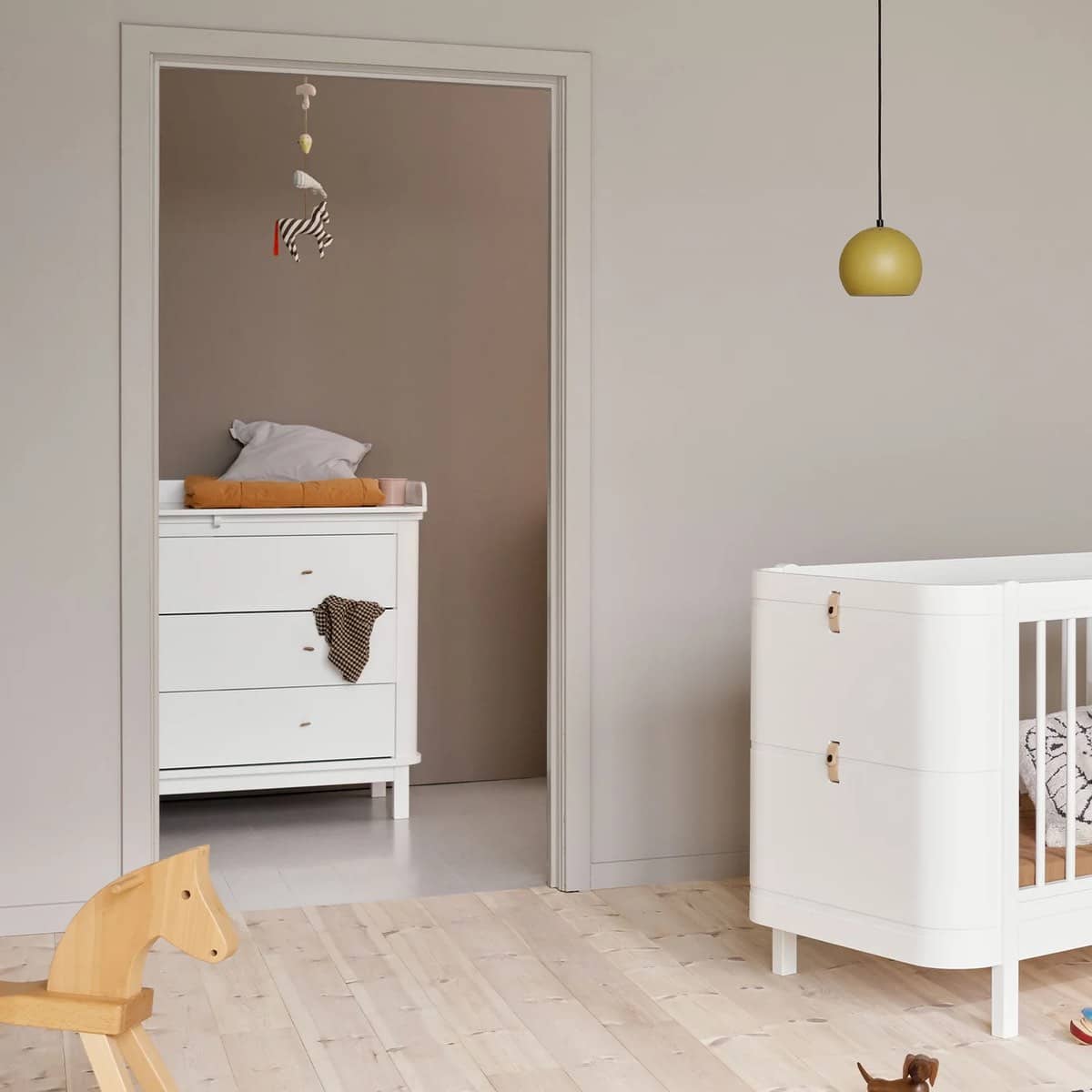 Oliver Furniture hoitopöytä / lipasto Wood, White - Image 3