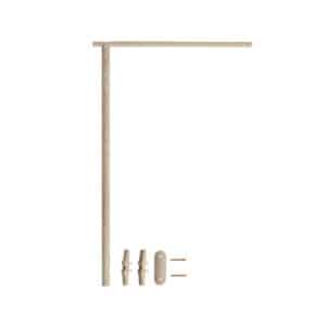 Oliver Furniture Pidike Wood Mini+ -sängynkatokselle ja mobilelle, Oak