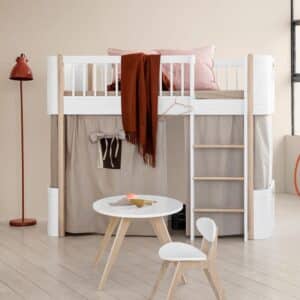 Oliver Furniture, Wood Mini+, Verho (parvisänkyyn 70x160cm), eri värejä