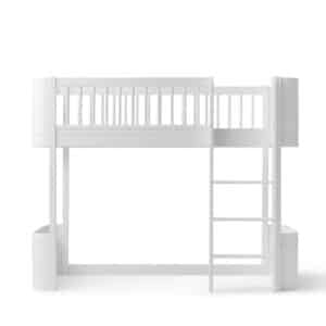 Oliver Furniture, Wood Mini+ Parvisänky 70x160 cm, White