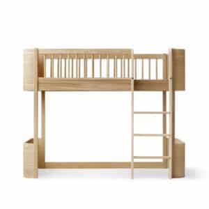 Oliver Furniture, Wood Mini+ Parvisänky 70x160 cm, Oak