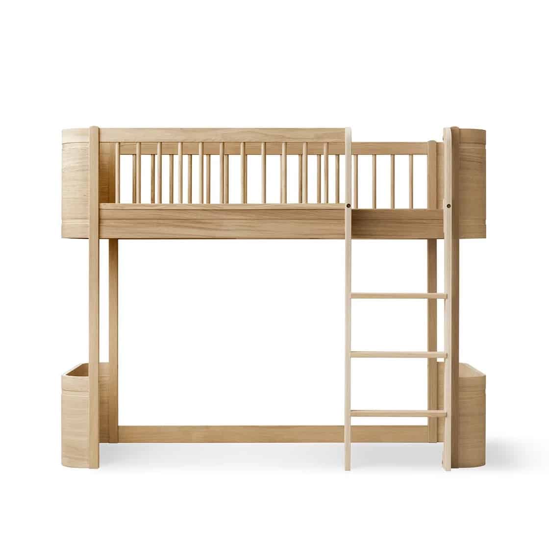 Oliver Furniture, Wood Mini+ Parvisänky 70x160 cm, Oak