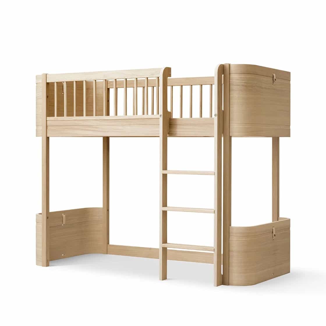 Oliver Furniture, Wood Mini+ Parvisänky 70x160 cm, Oak - Image 2