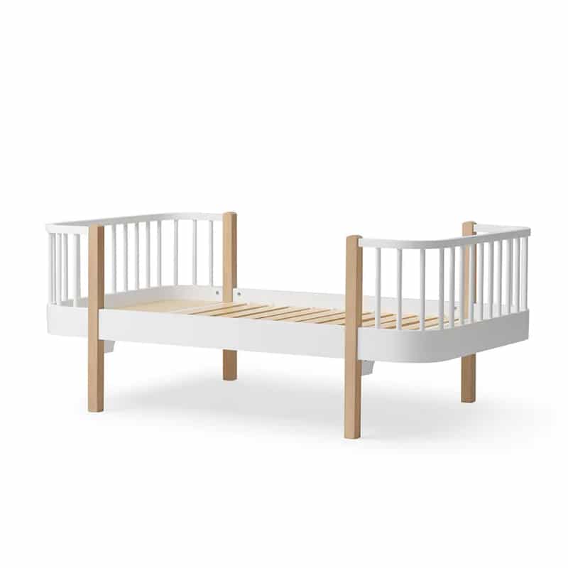 Wood Original juniorisänky 90X160cm White/Oak, Oliver Furniture - Image 3