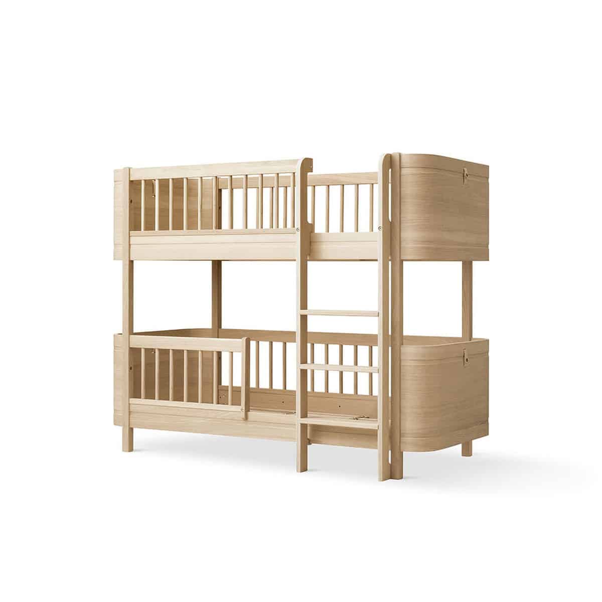 Oliver Furniture, Wood Mini+ Kerrossänky 70x160 cm, Oak - Image 2