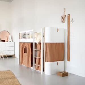 Oliver Furniture, Wood Mini+, Verho (parvisänkyyn 70x160cm), eri värejä