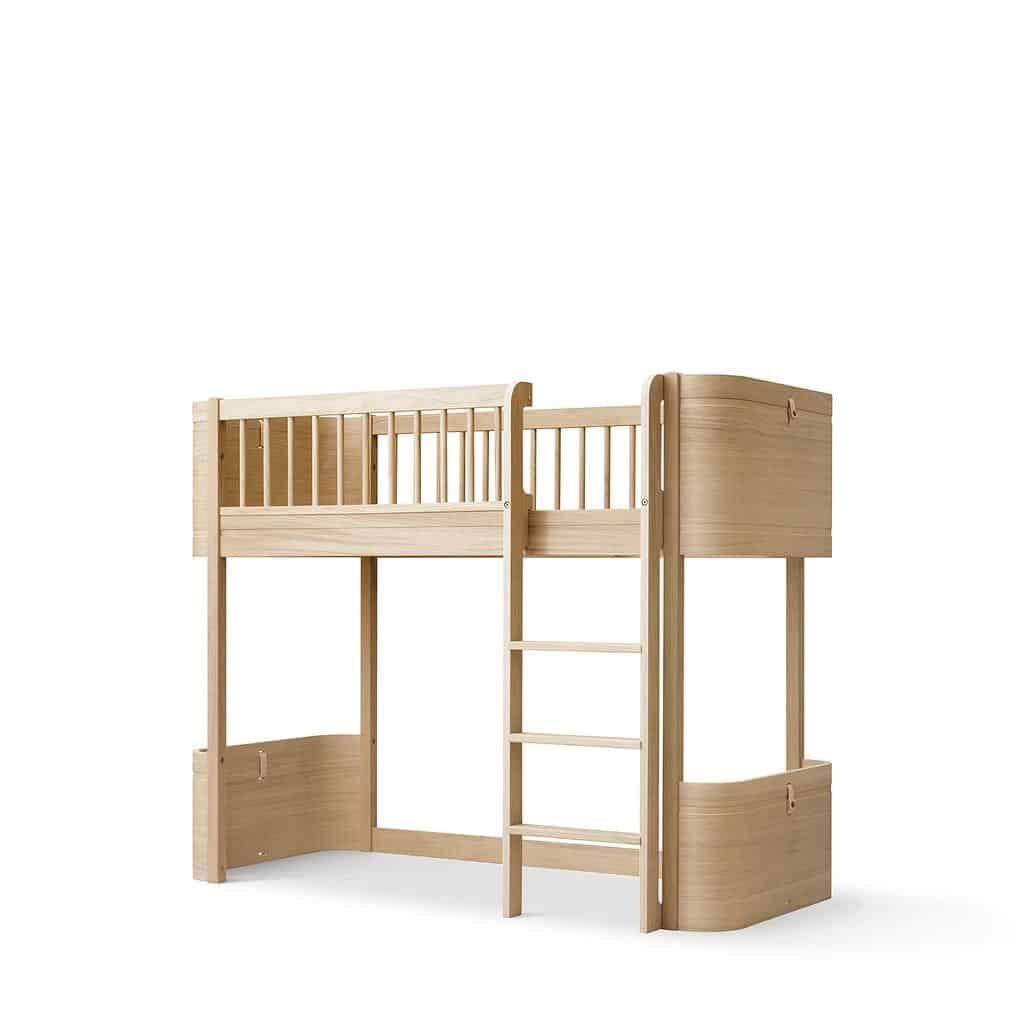 Oliver Furniture, Wood Mini+ Parvisänky 70x160 cm, Oak - Image 2
