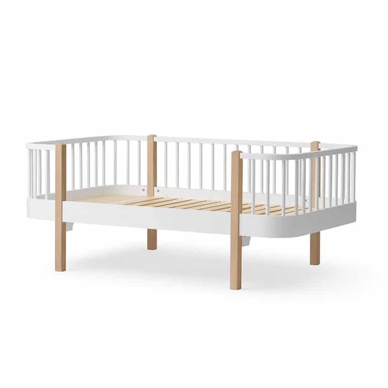 Wood Original juniorisänky 90X160cm White/Oak, Oliver Furniture - Image 2