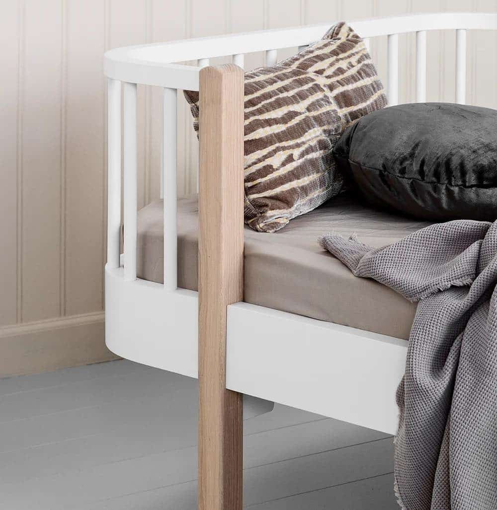 Wood Original juniorisänky 90X160cm White/Oak, Oliver Furniture - Image 3