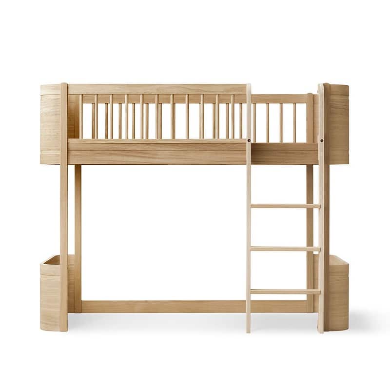 Oliver Furniture, Wood Mini+ Parvisänky 70x160 cm, Oak