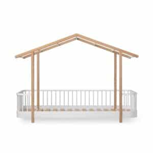 Wood Original talosänky 90 x 200cm White / Oak, Oliver Furniture