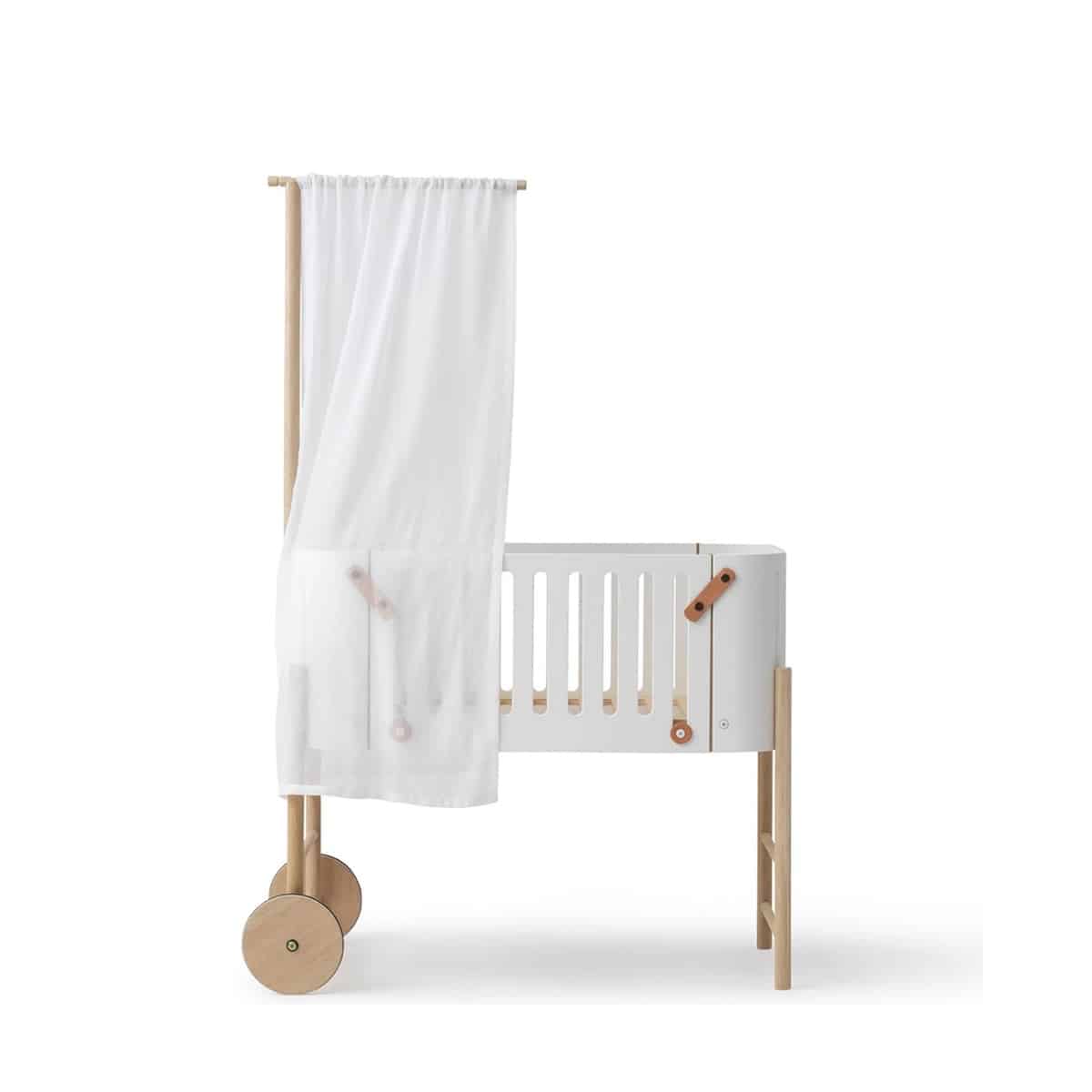 Oliver furniture Co-Sleeper vauvasänky (muuntuva!), White/Oak - Image 11