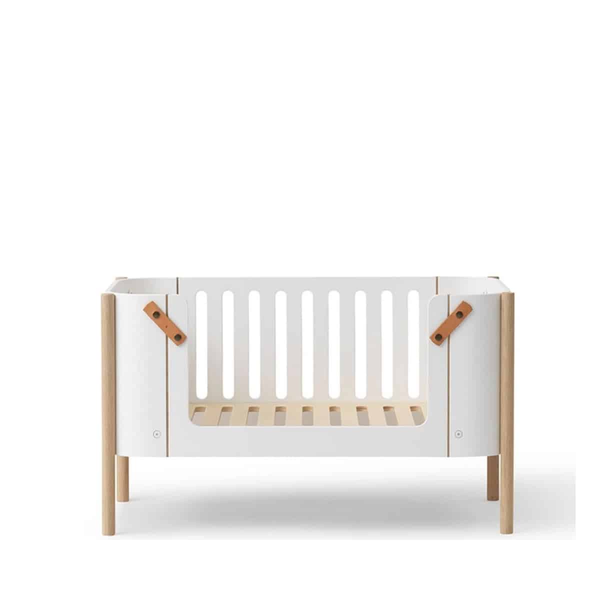 Oliver furniture Co-Sleeper vauvasänky (muuntuva!), White/Oak - Image 8