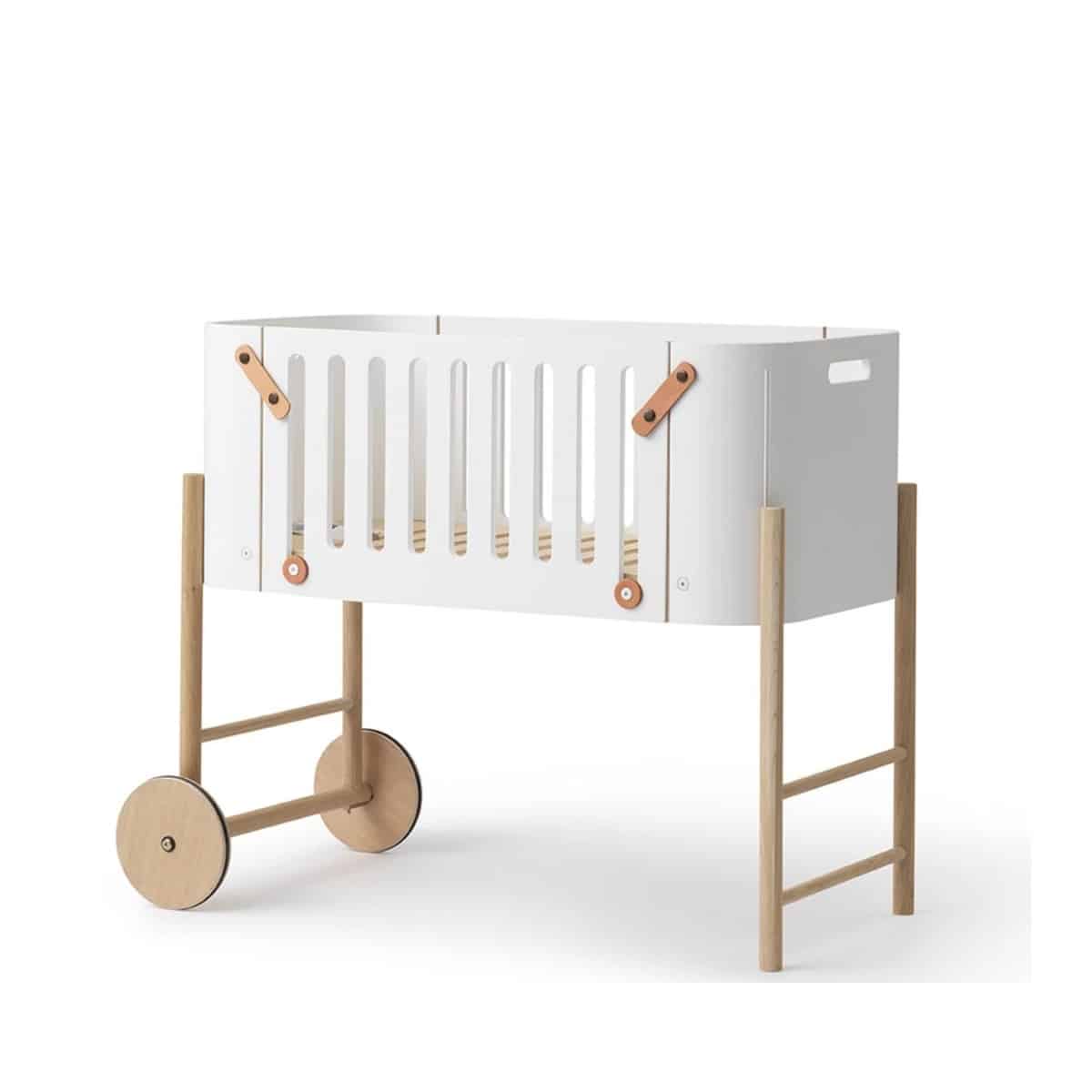 Oliver furniture Co-Sleeper vauvasänky (muuntuva!), White/Oak - Image 4
