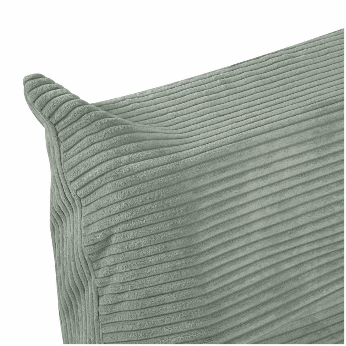 MOONI Mini -lasten nojatuoli, vihreä vakosametti, Plush Nest - Image 3