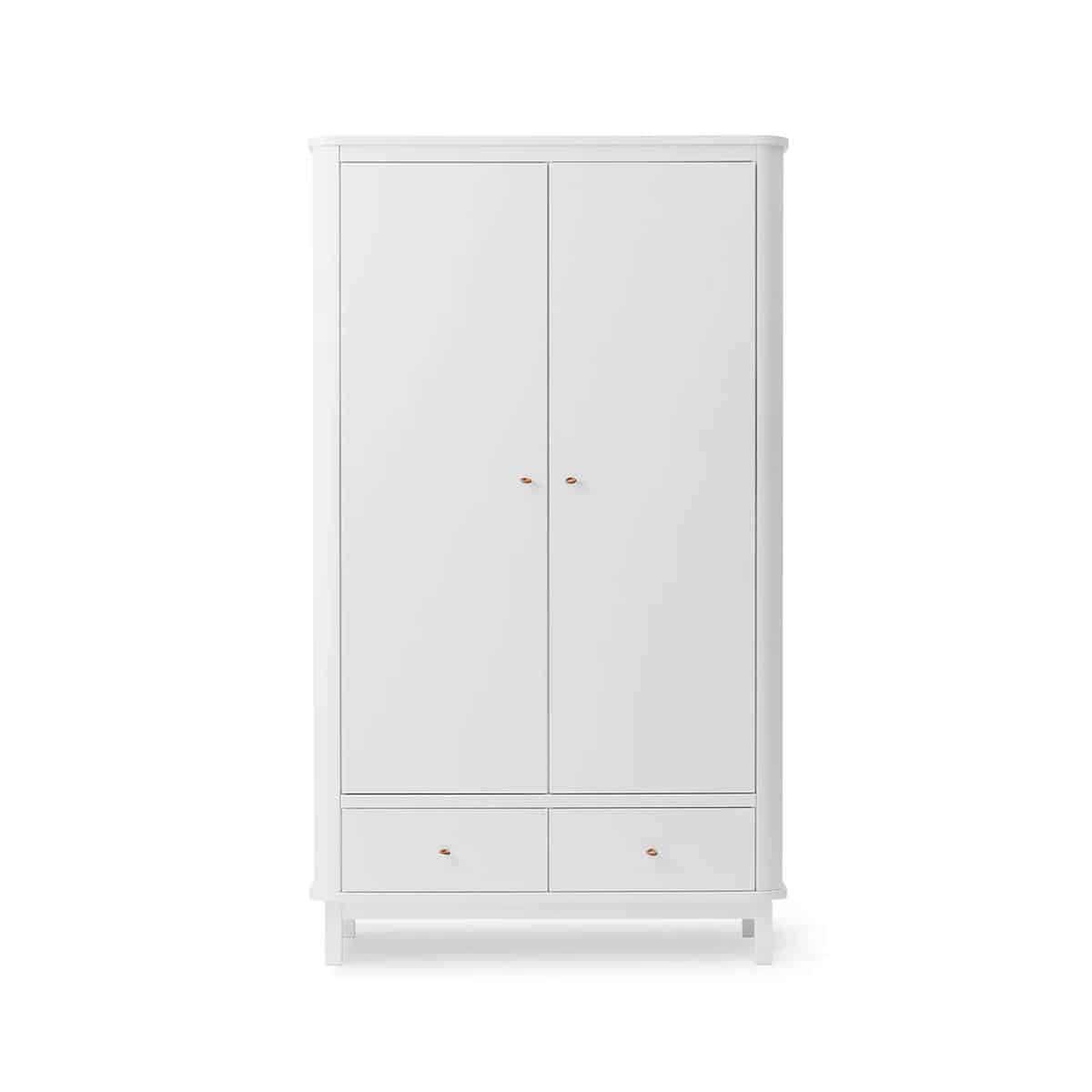 Oliver Furniture Vaatekaappi 2 ovea, White