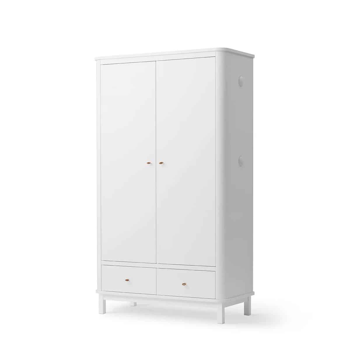Oliver Furniture Vaatekaappi 2 ovea, White - Image 2