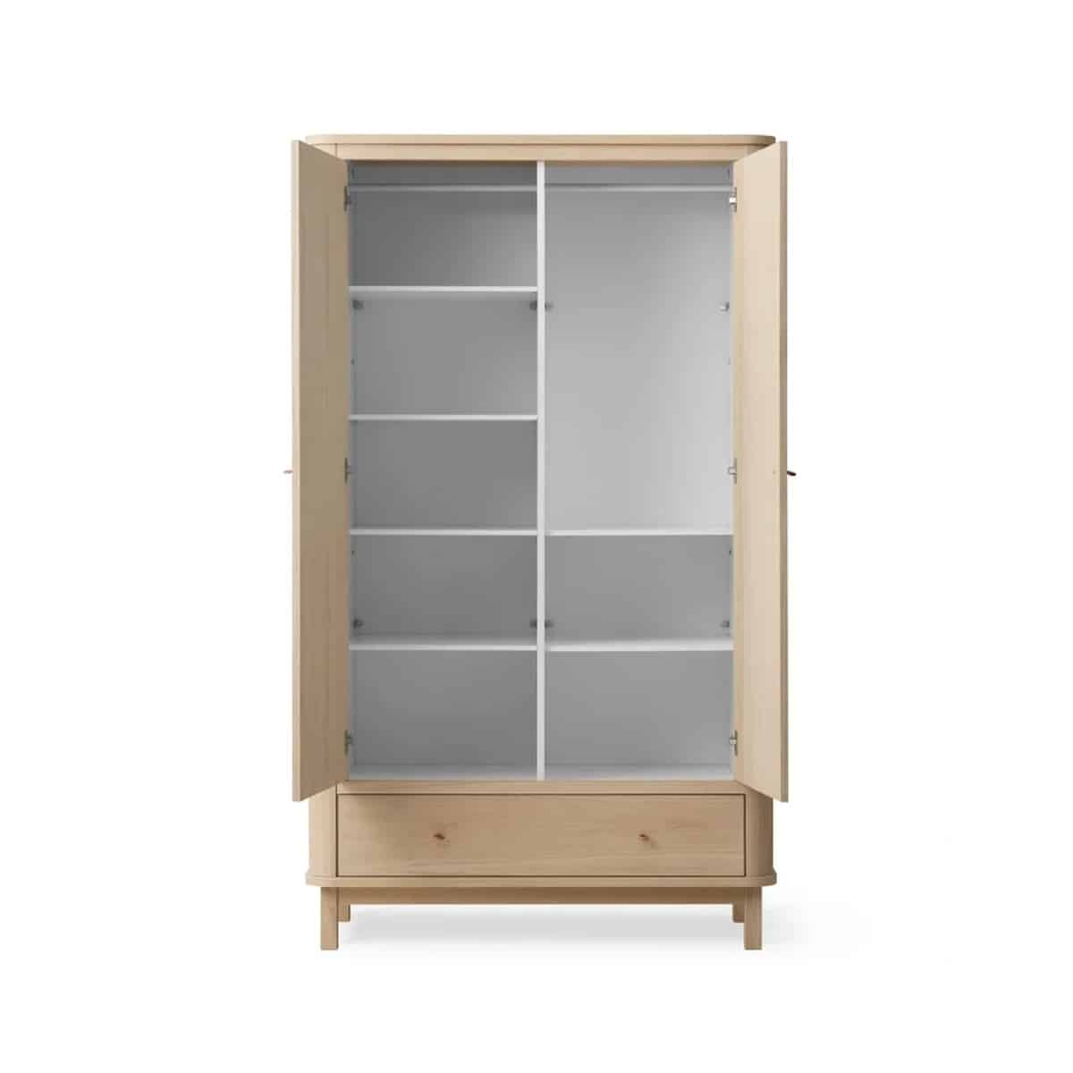 Oliver Furniture Vaatekaappi 2 ovea, Oak - Image 3