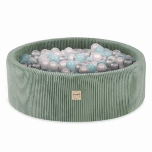 Pallomeri sametti 90x 30cm Green sametti, 200 palloa