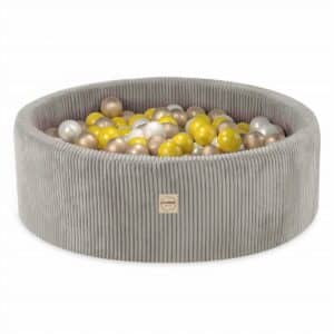 Pallomeri sametti 90x 30cm Beige sametti, 200 palloa