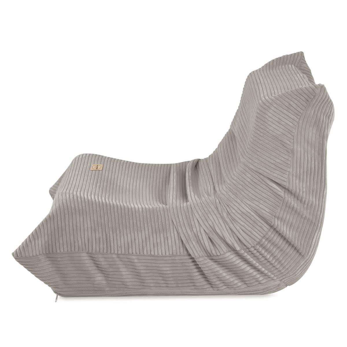 Lasten nojatuoli samettia Mooni Beige, Plush Nest - Image 2