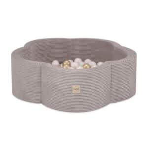 Pallomeri Kukka 90x 30cm Beige sametti, 200 palloa (Pink)