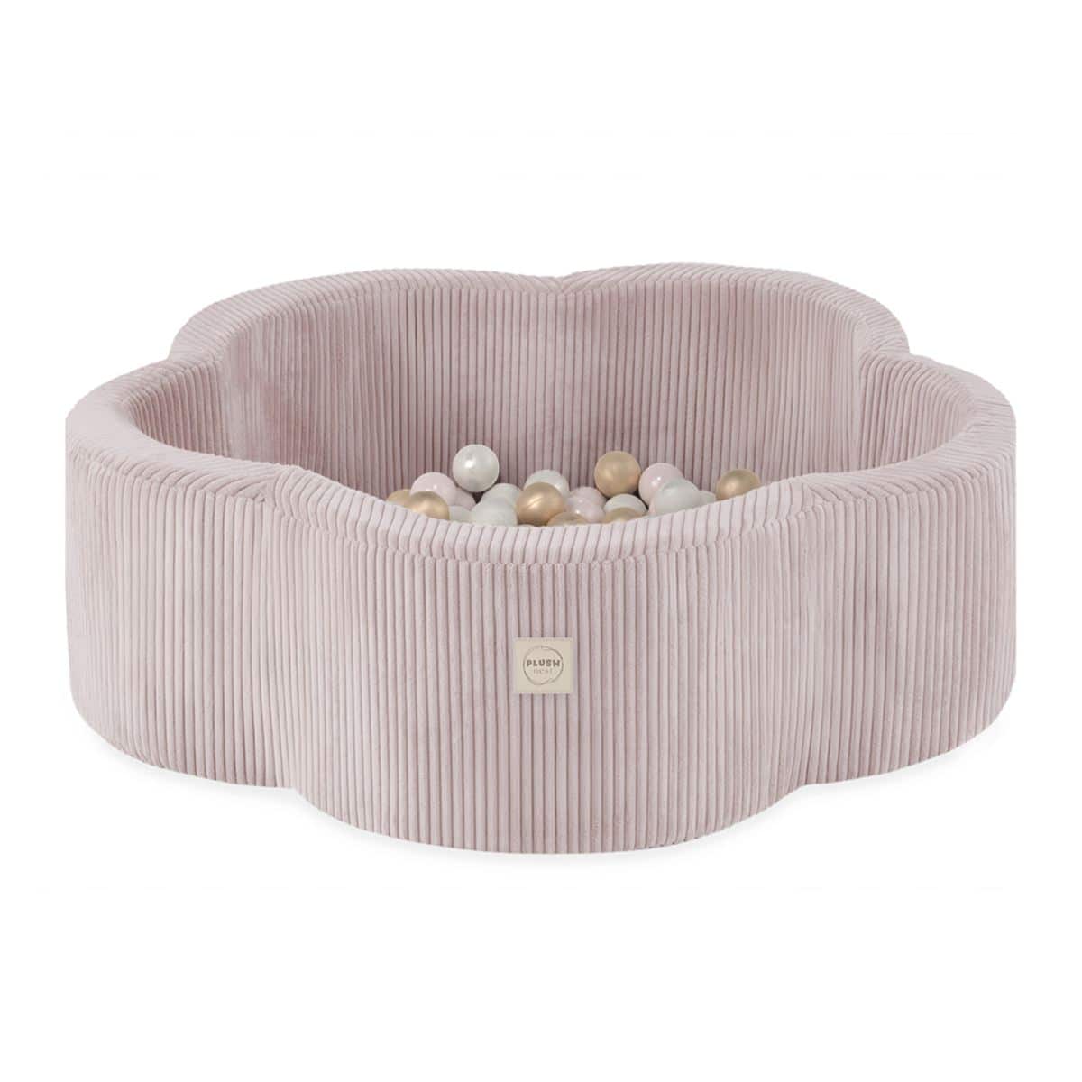 Pallomeri Kukka 90x 30cm Pink sametti, 200 palloa