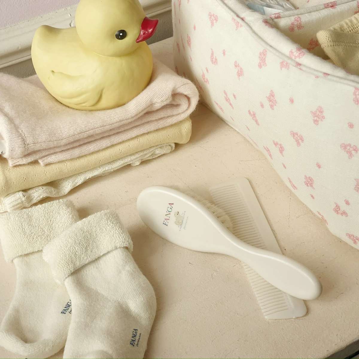 Vauvan harjasetti Beige, Konges Sløjd - Image 3