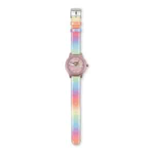 Lasten rannekello Rainbow Glitter, Konges Sloejd