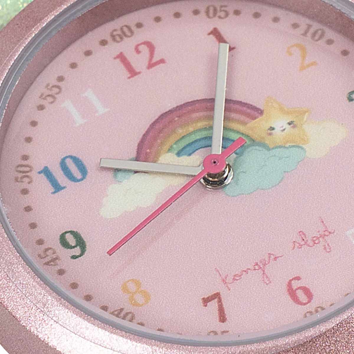 Lasten rannekello Rainbow Glitter, Konges Sloejd - Image 3