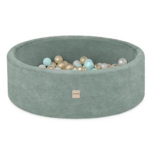 Pallomeri 90x 30cm Vihreä Premium Chenille-kangas, valitse itse pallovärit!