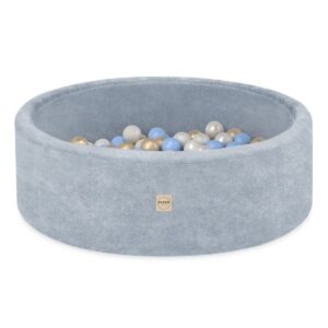 Pallomeri 90x 30cm Blue Premium Chenille-kangas, valitse itse pallovärit!