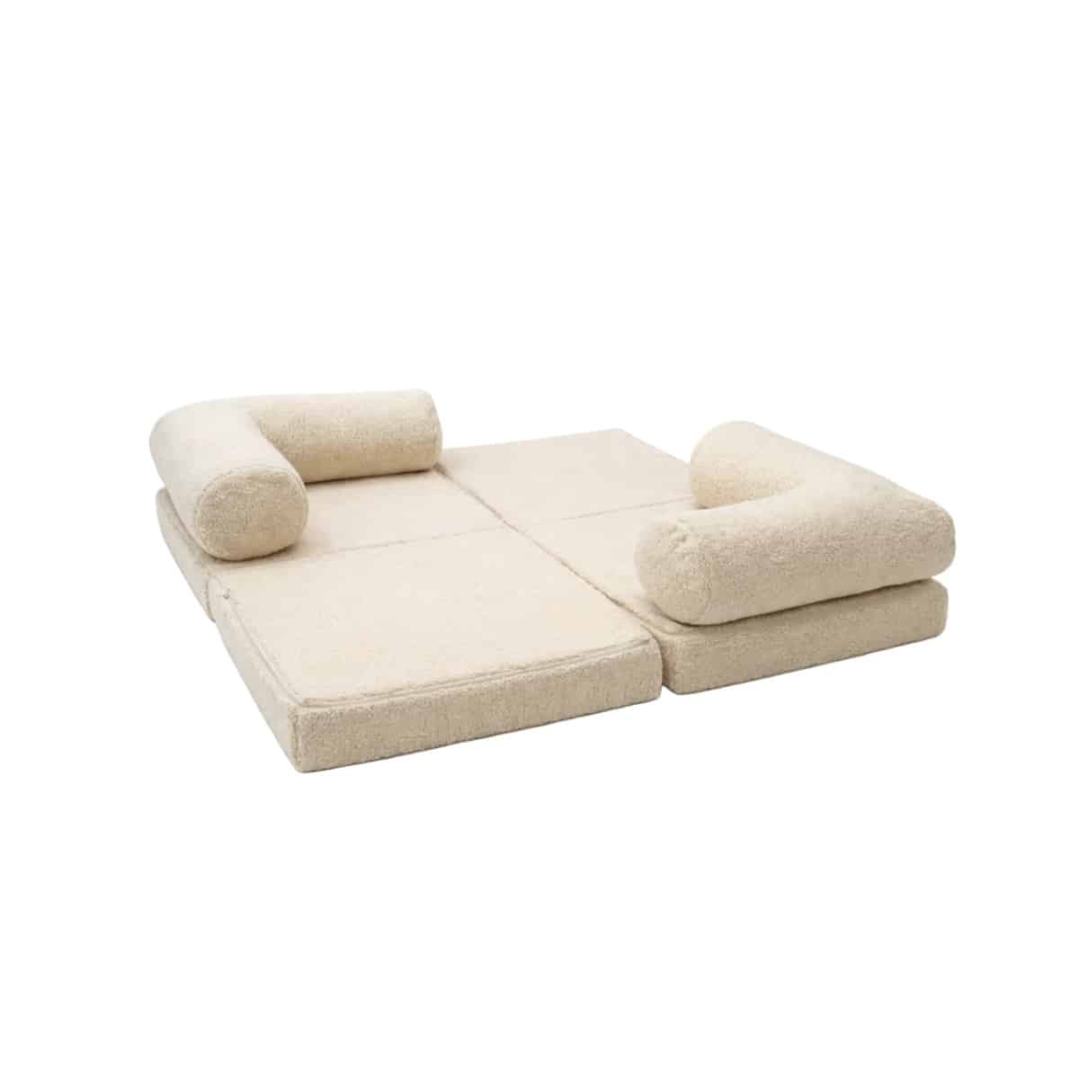 Modulaarinen lasten sohva HoneyHug– Teddy Cream B&B - Image 3