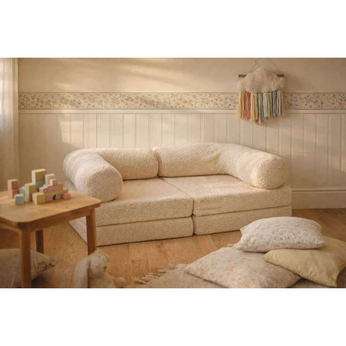 Modulaarinen lasten sohva HoneyHug– Teddy Cream B&B - Image 4
