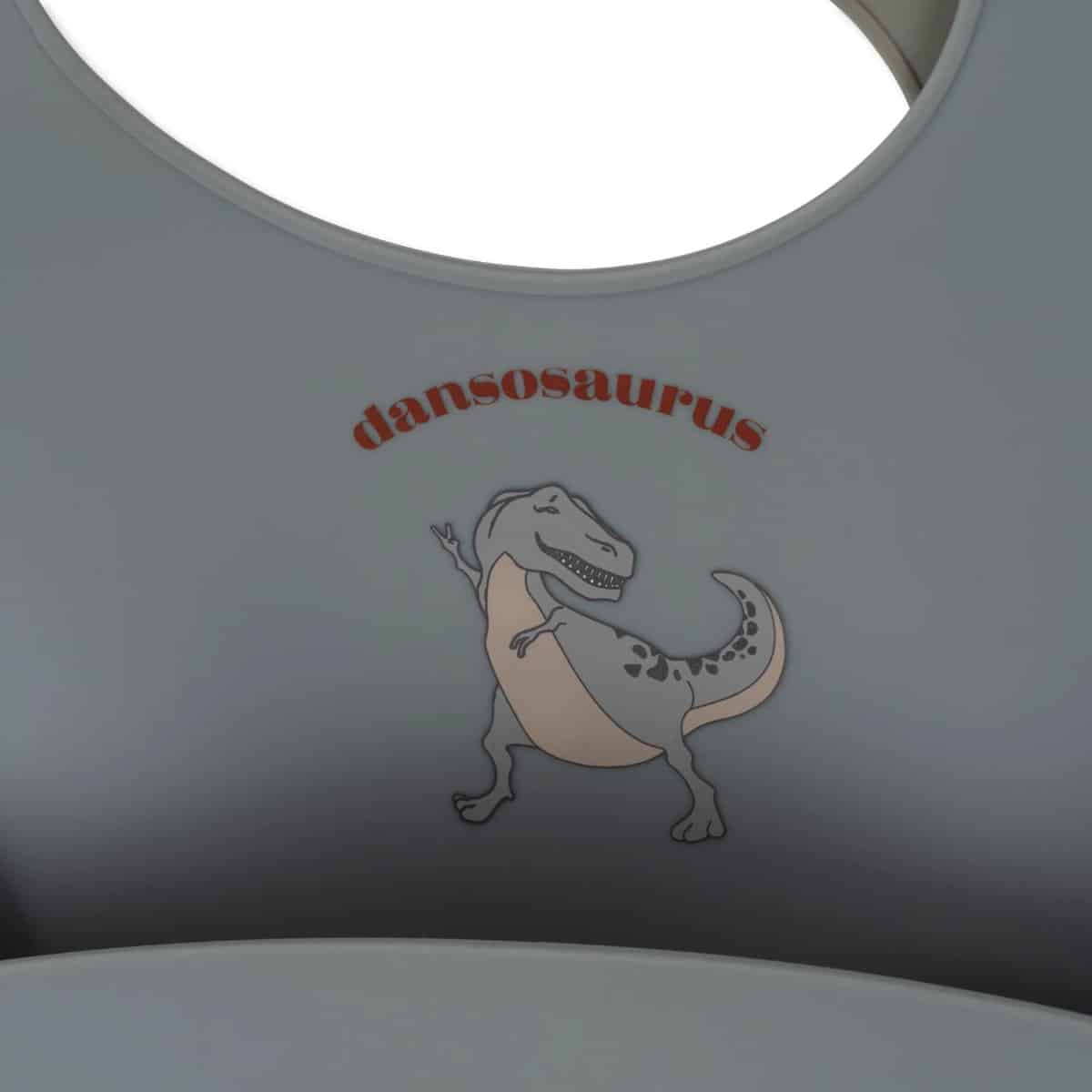 Konges Sloejd ruokalaput 2pck, Dansosaurus - Image 2